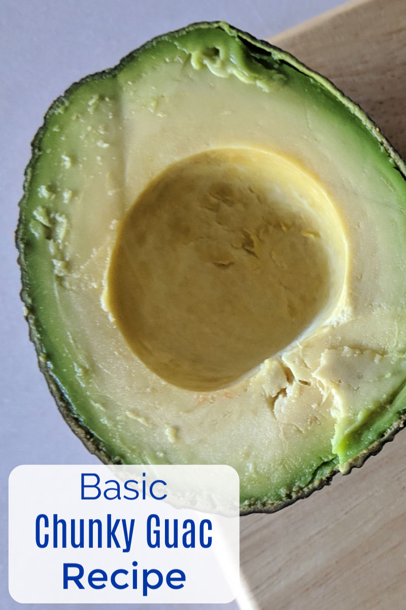 Basic Chunky Guacamole Recipe #ChunkyGuacamole #GuacamoleRecipes