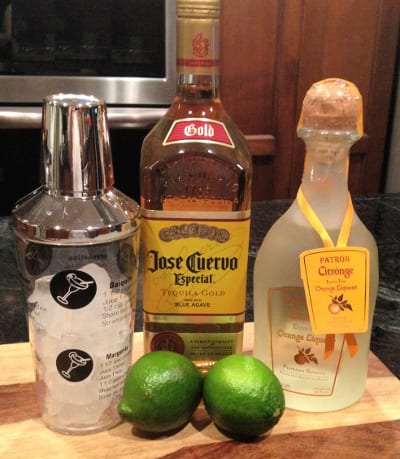 homemade margarita ingredients