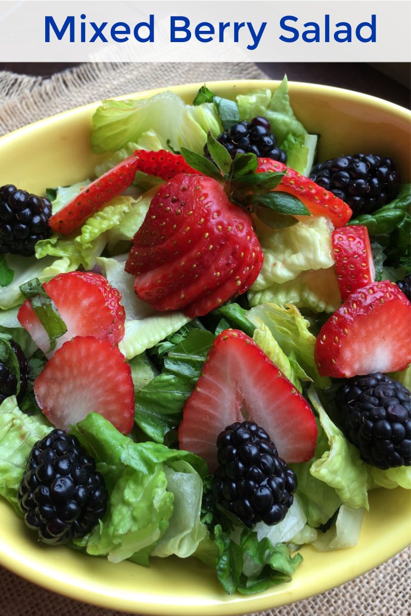 When you want a salad that is extra special, toss this homemade raspberry vinaigrette dressing into my fresh mixed berry salad. 