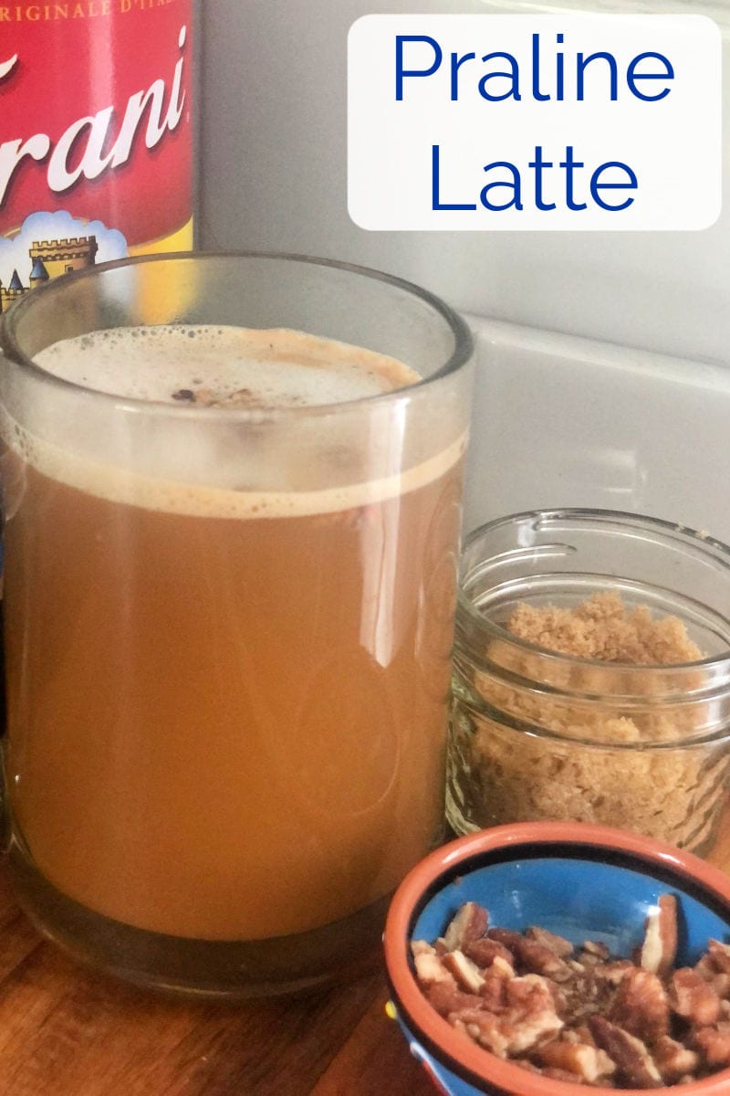 Vegan Chestnut Praline Latte Recipe #LatteRecipe #VeganLatte