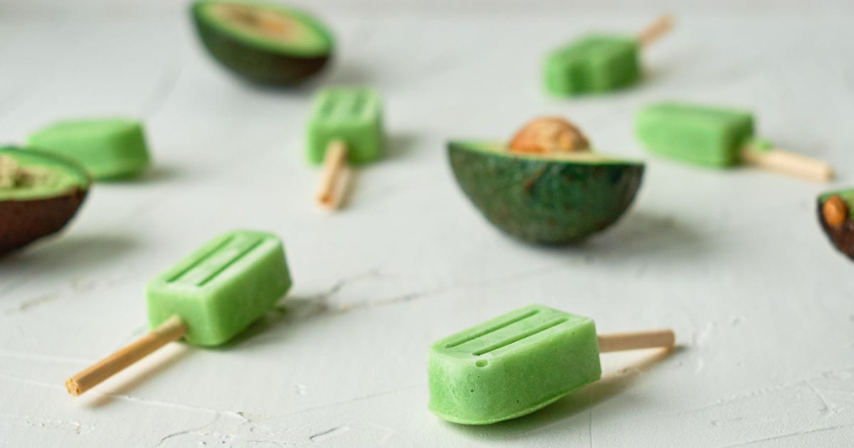 avocado ice pops