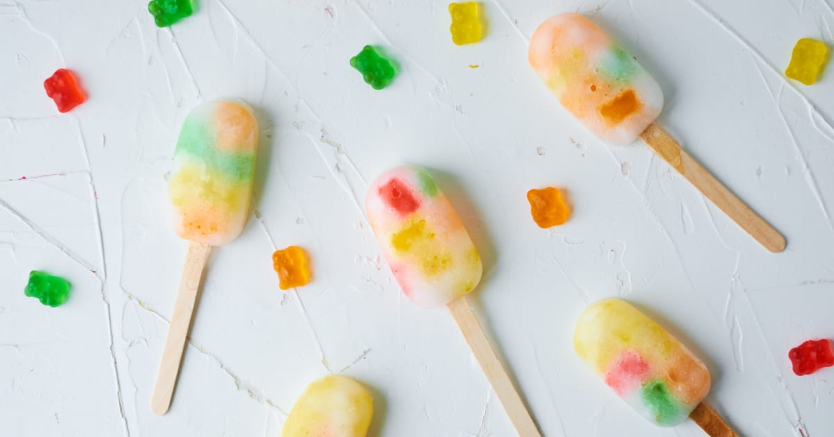 feature gummy bear popsicles