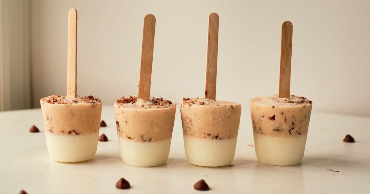 pb white chocolate popsicles