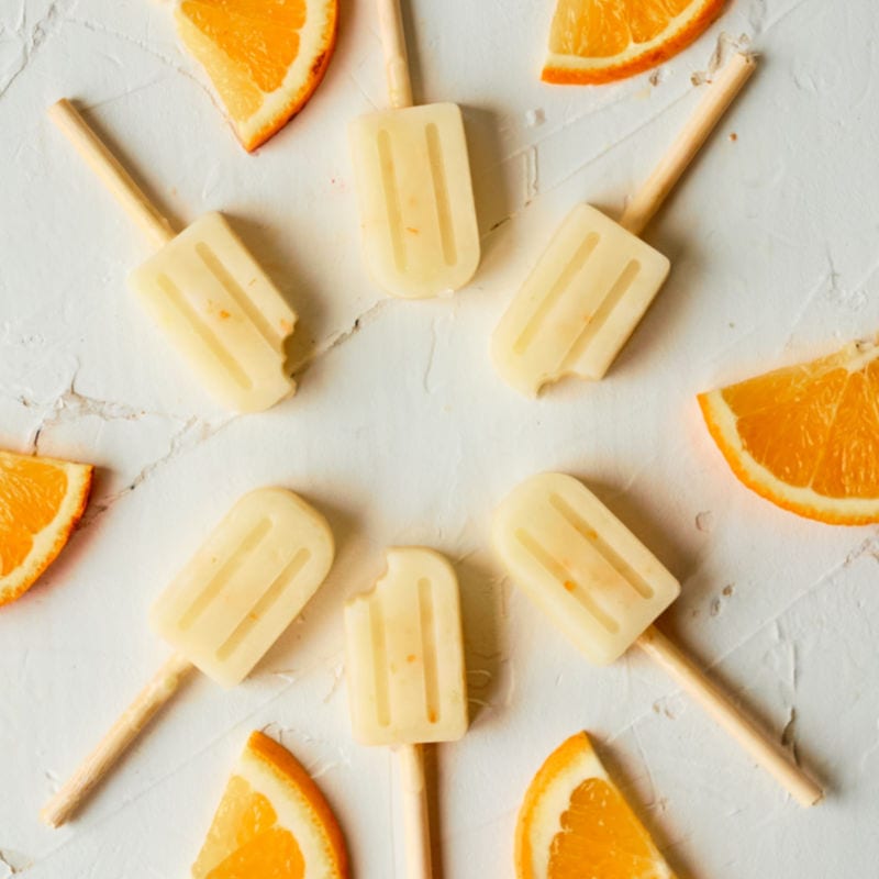 orange popsicles