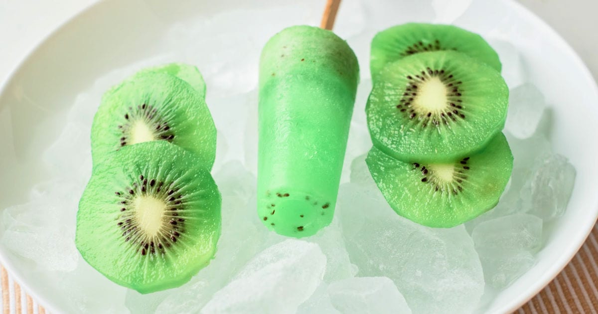 Tasty Green Kiwi Popsicles Recipe