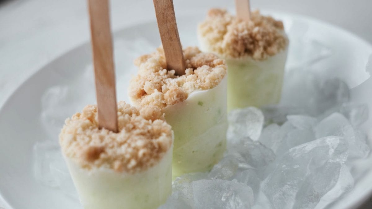 key lime pie popsicles