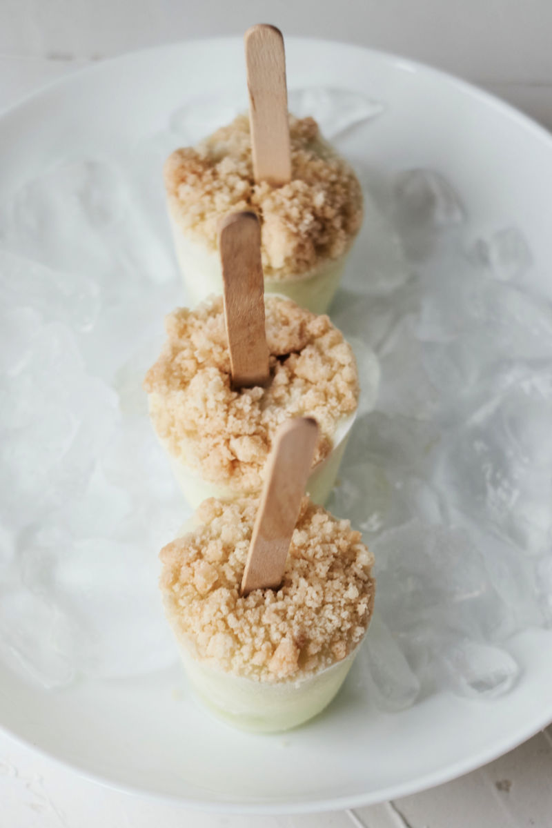 Easy Key Lime Pie Popsicles Recipe #popsicles #keylimepie #keylime