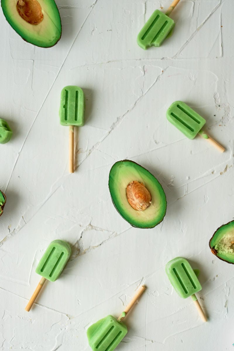 Creamy Avocado Popsicles Recipe #Popsicles #Popsicle #Avocado #AvocadoRecipes #Paletas #MexicanPaletas