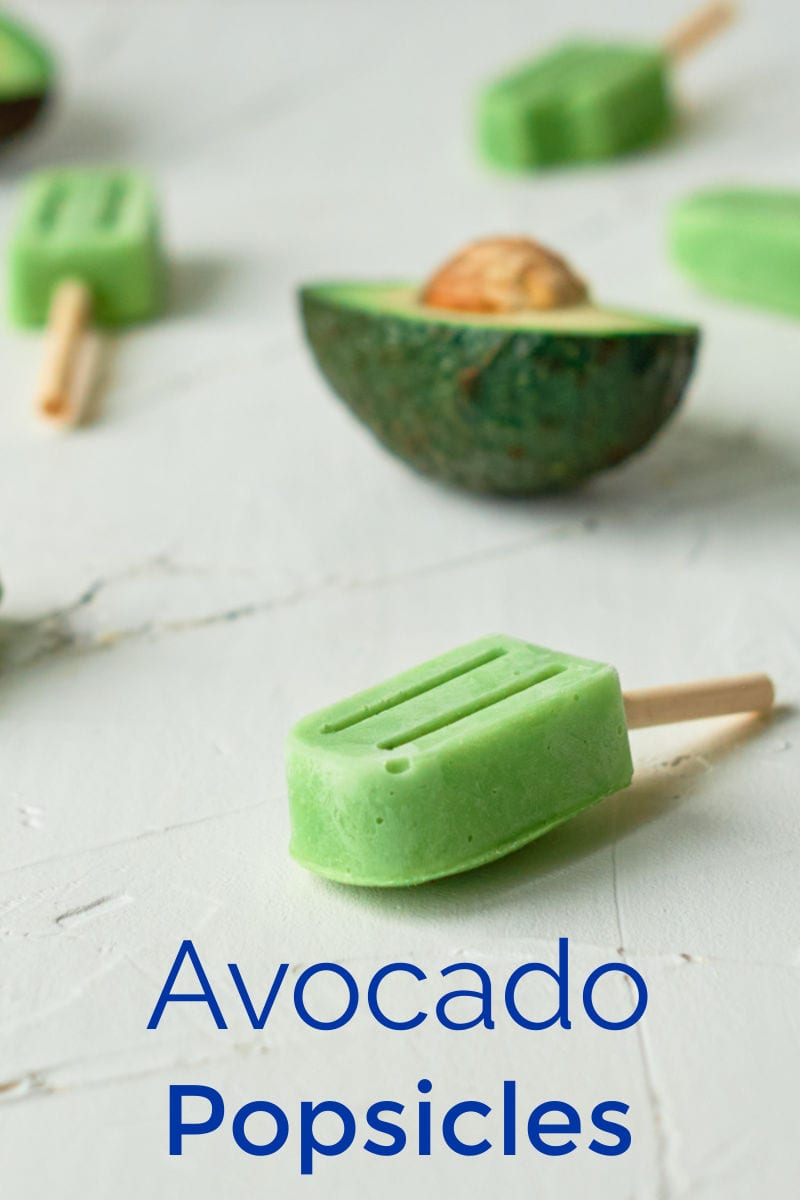 Creamy Avocado Popsicles Recipe #Popsicles #Popsicle #Avocado #AvocadoRecipes #Paletas #MexicanPaletas