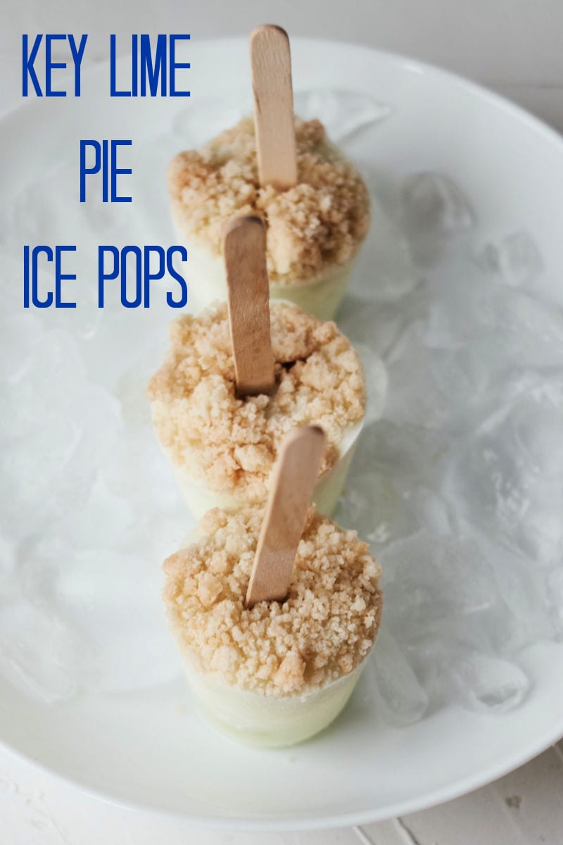 Easy Key Lime Pie Popsicles Recipe #popsicles #keylimepie #keylime