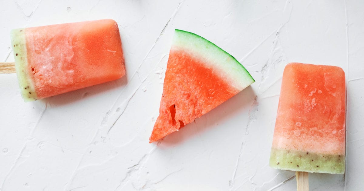 watermelon ice pops
