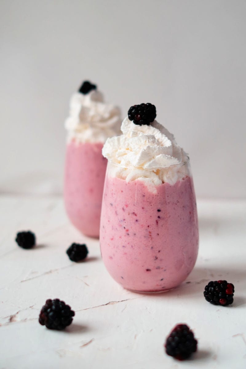 Blackberry Jam Smoothie Recipe for Breakfast or Dessert