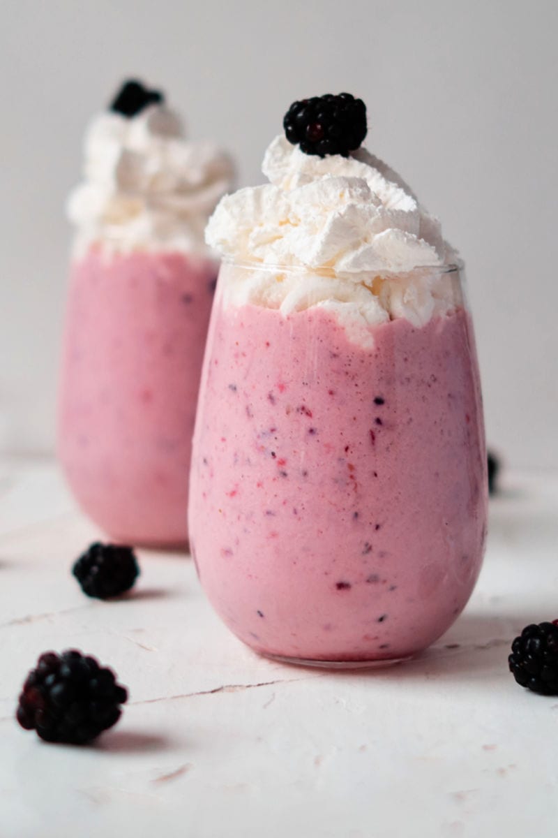 Blackberry Jam Smoothie Recipe for Breakfast or Dessert