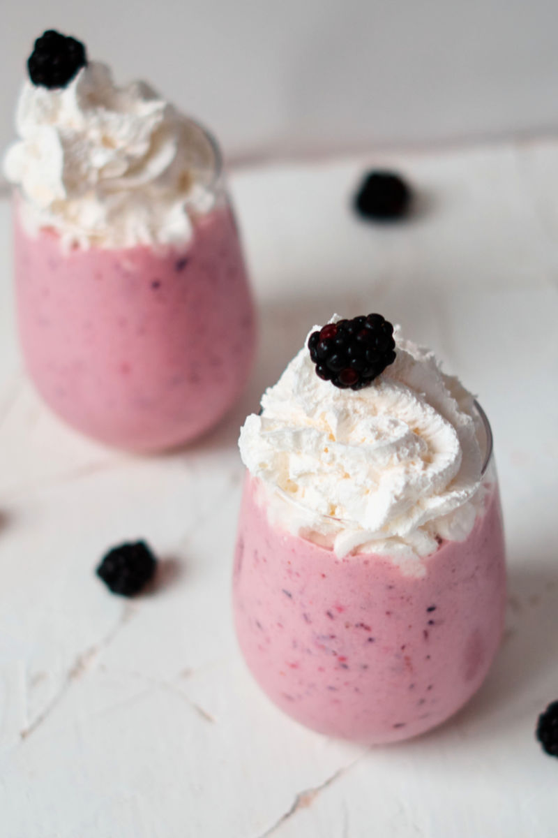 Blackberry Jam Smoothie Recipe for Breakfast or Dessert