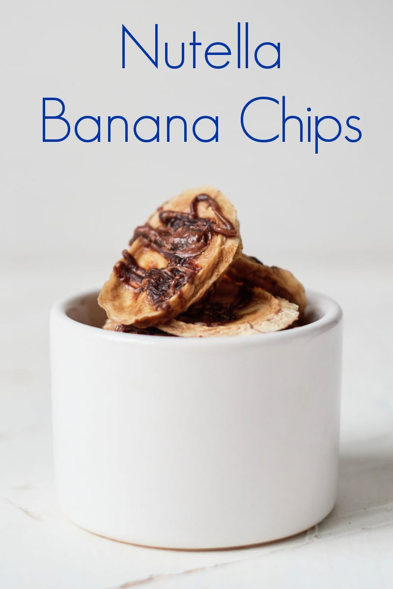 Dehydrated Nutella Banana Chips Recipe #BananaChips #DehydratedBananas #NutellaBananas #NutellaRecipe