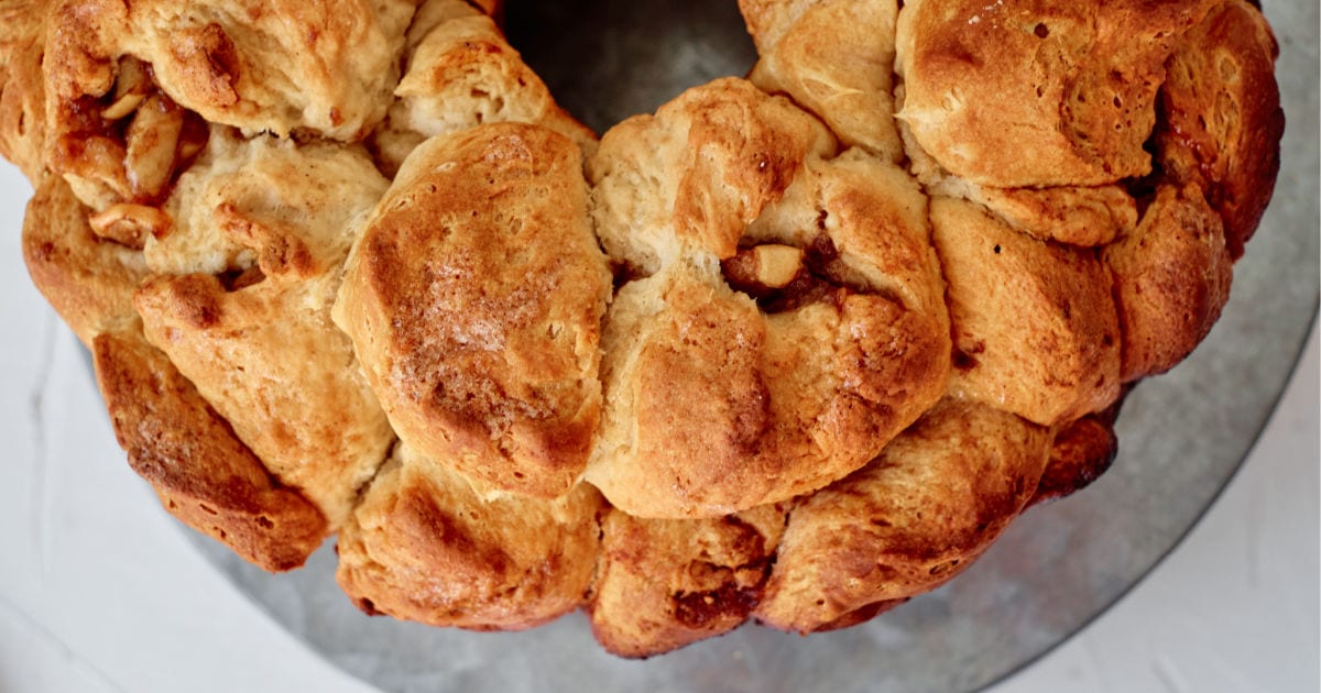 apple pull apart bread