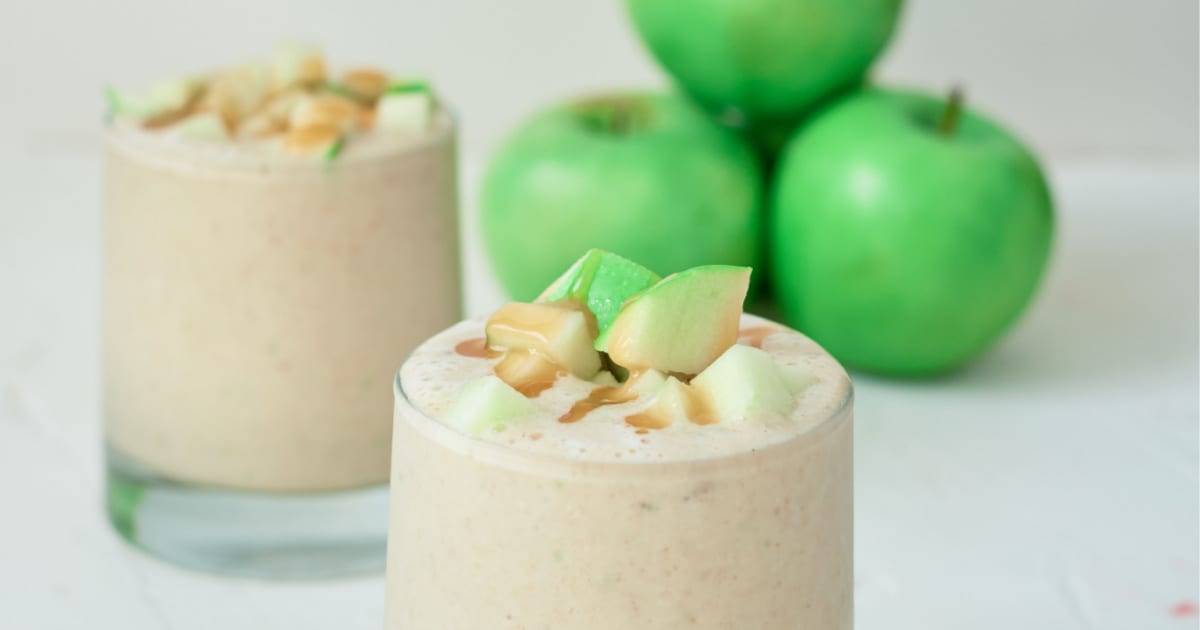 caramel apple smoothie