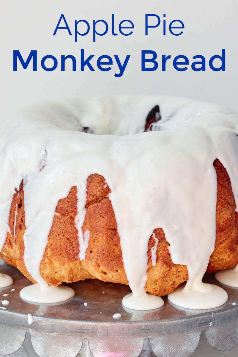 Apple Pie Monkey Bread Recipe #MonkeyBread