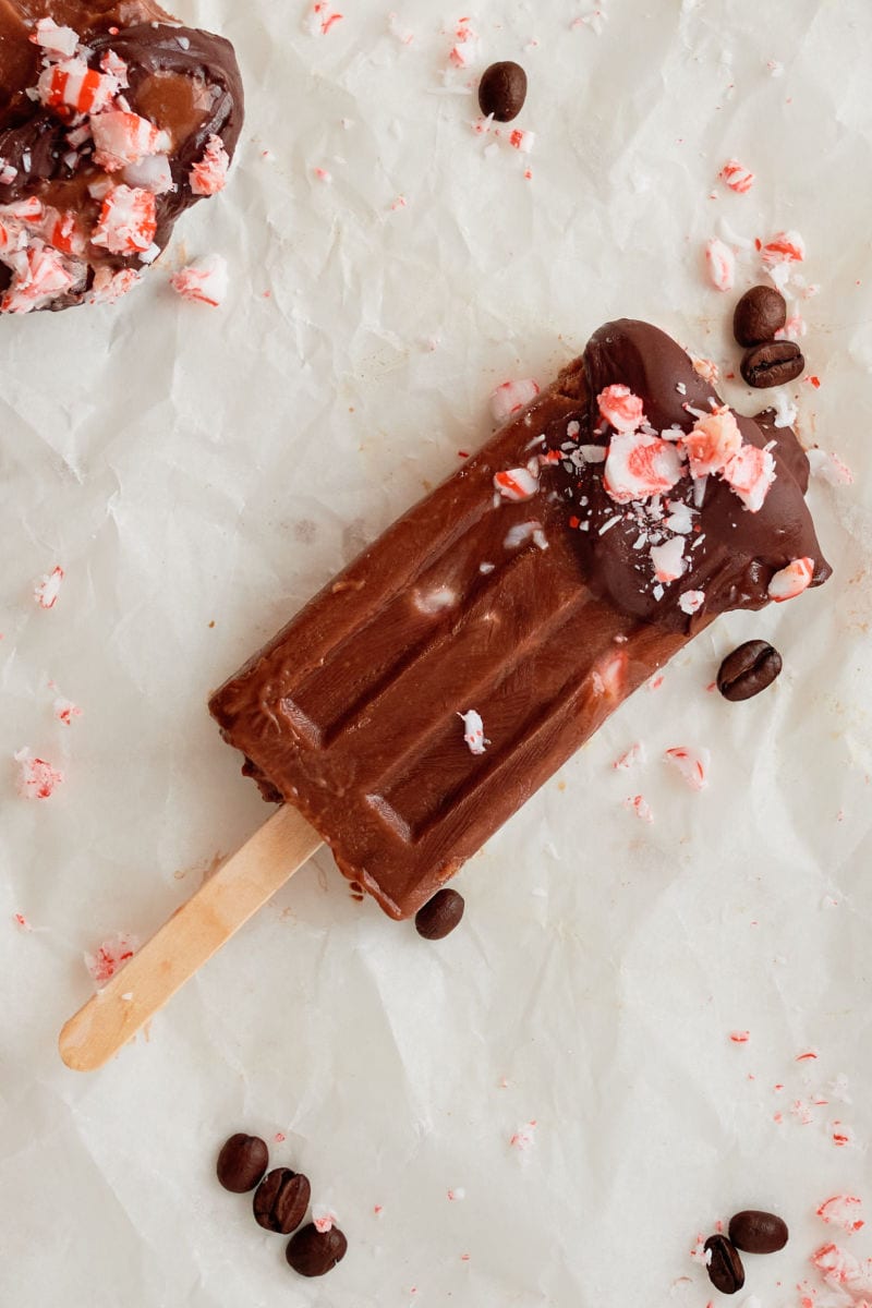 Cold Brew Chocolate Mint Popsicles Recipe