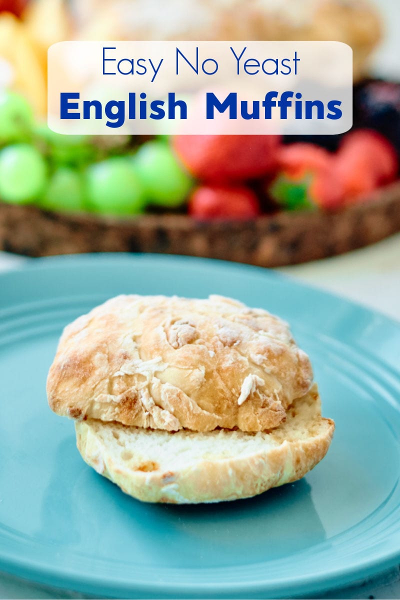 Easy No Yeast English Muffins Recipe Made with Yogurt