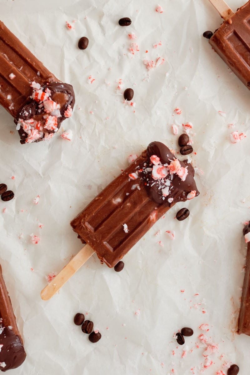 Cold Brew Chocolate Mint Popsicles Recipe