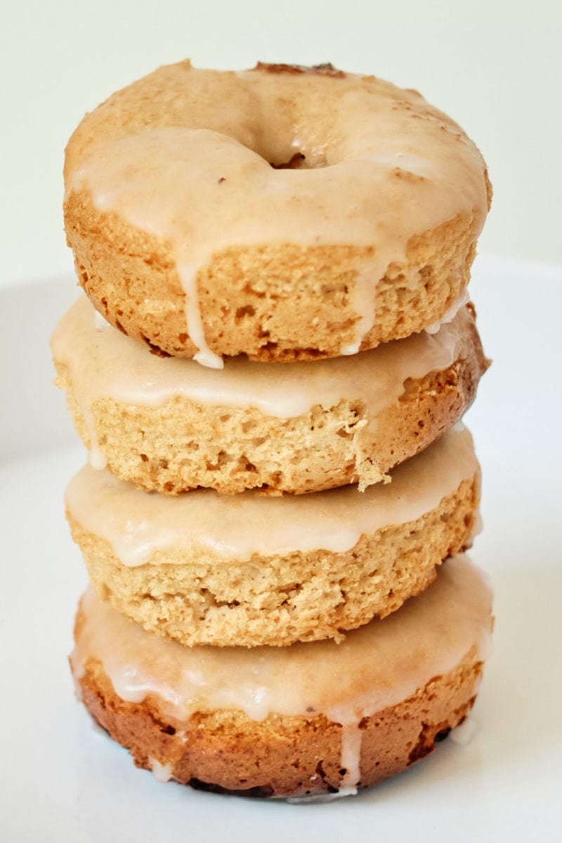 pin spice cake mix donuts stack