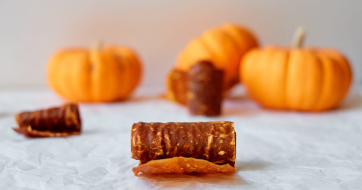 feature caramel pumpkin fruit leather