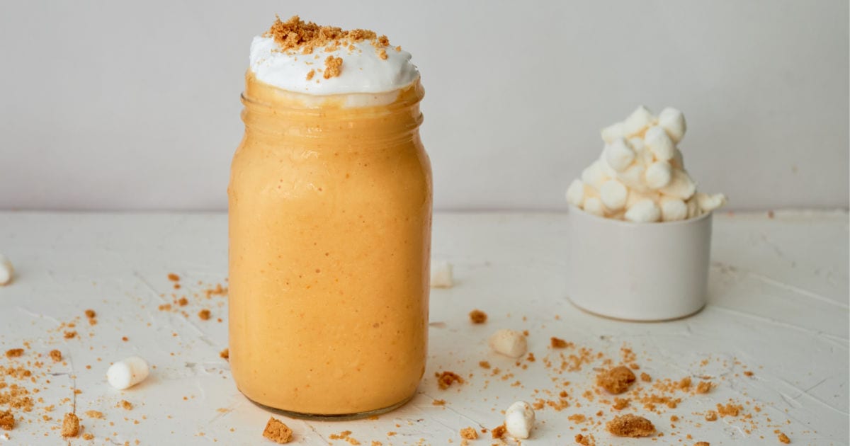 feature pumpkin fluff smoothie