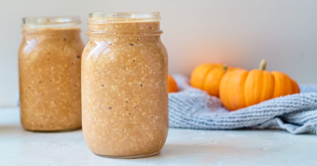 pumpkin spice latte overnight oats