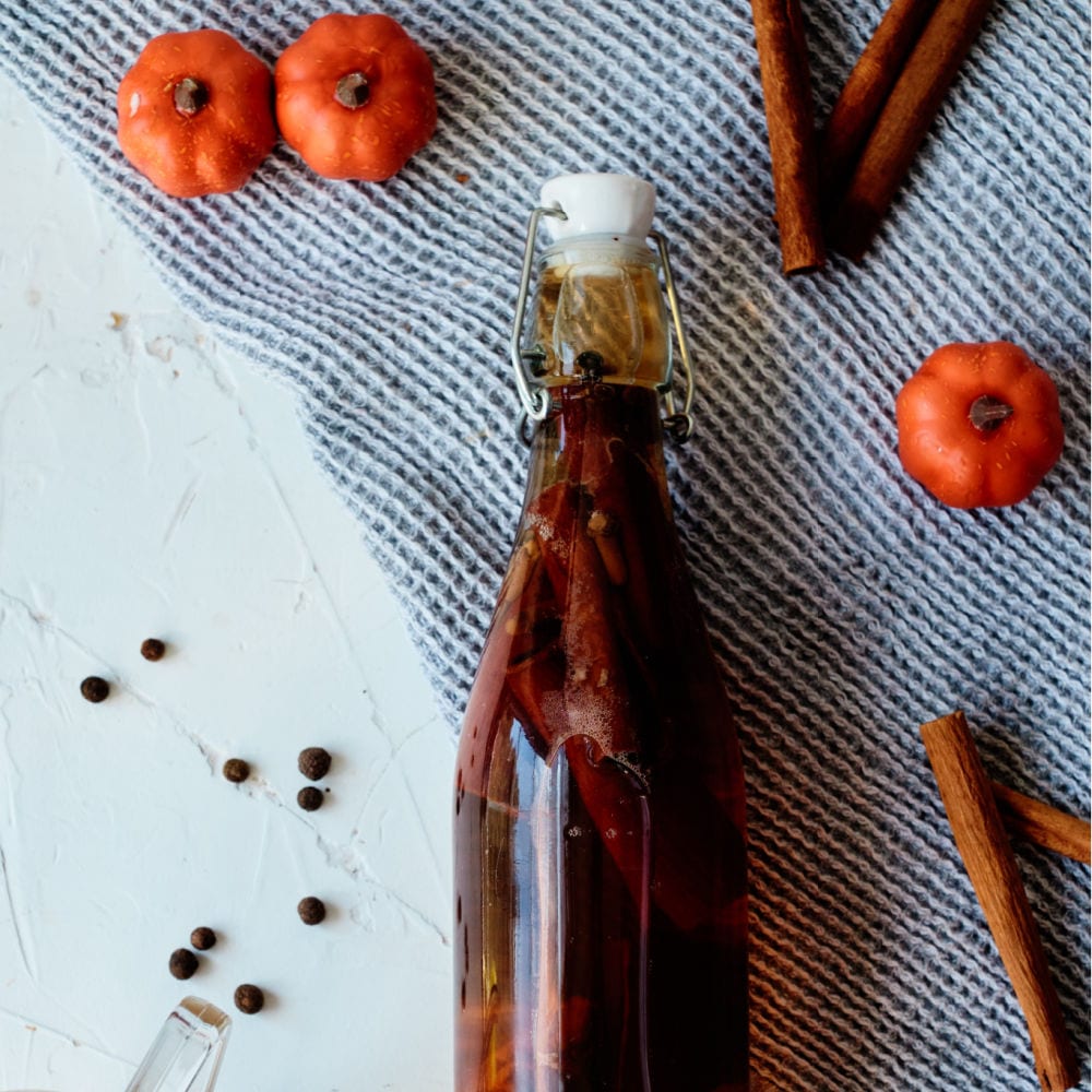 bottle of pumpkin spice extract