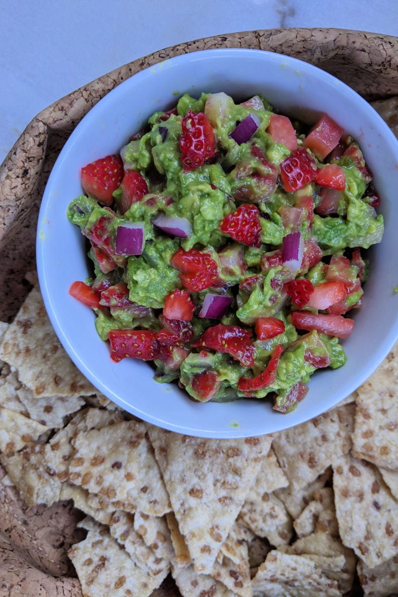 Easy Strawberry Guacamole Recipe