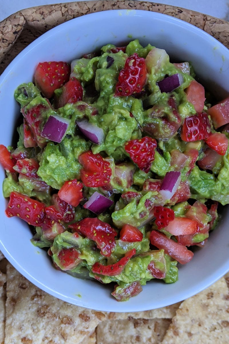 Easy Strawberry Guacamole Recipe