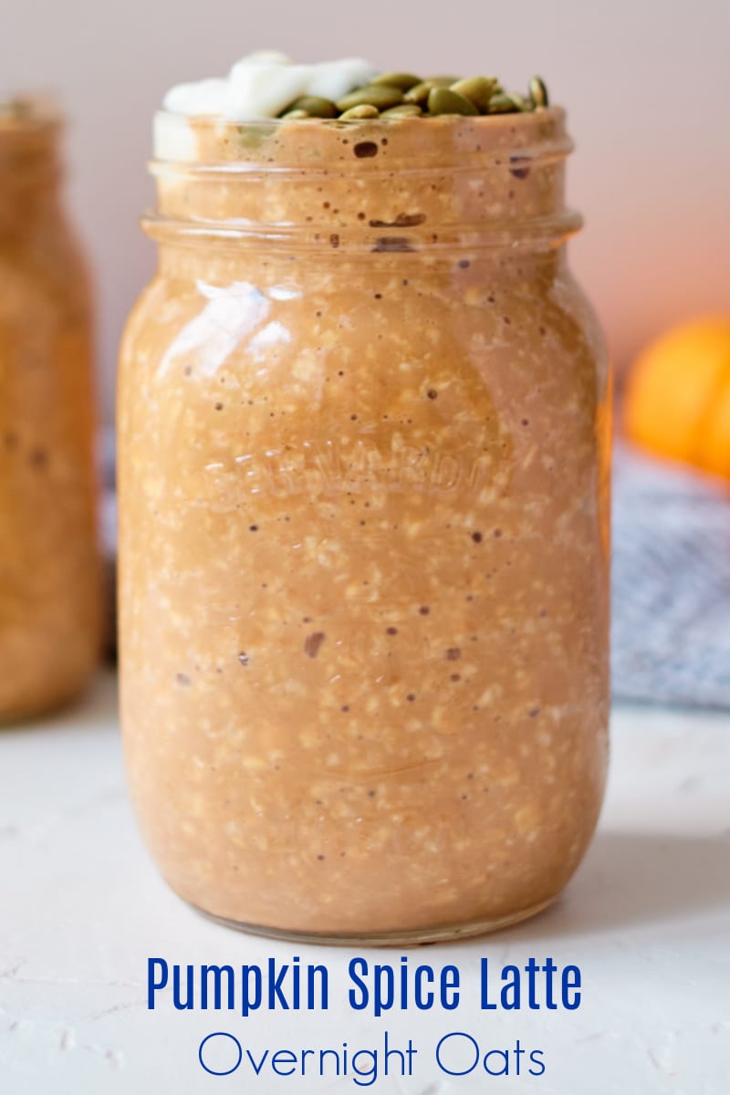 Pumpkin Spice Latte Overnight Oats Recipe