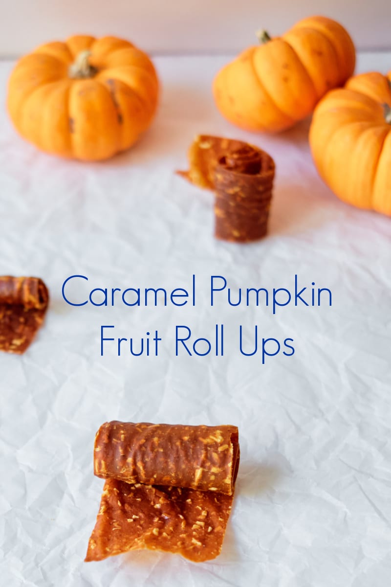 Caramel Pumpkin Fruit Leather Recipe #PumpkinSpice #FruitLeather #FruitRollUps