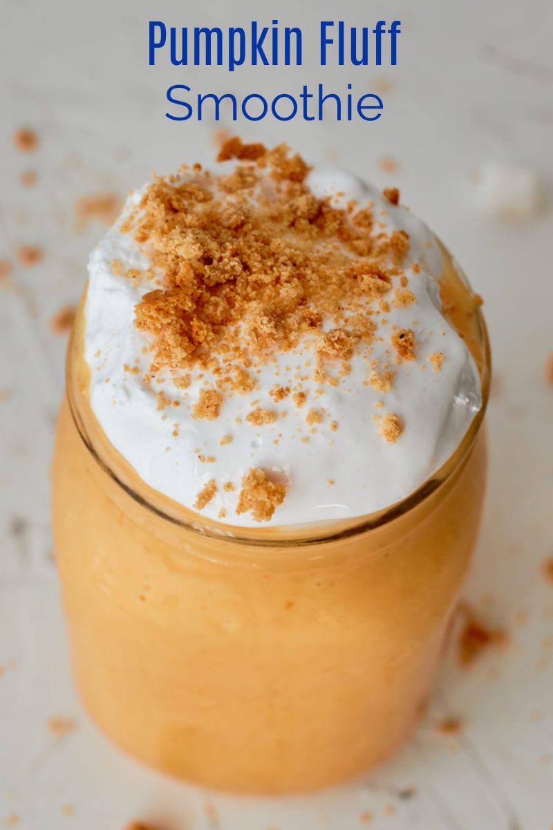 Pumpkin Fluff Smoothie Recipe #SmoothieRecipe #PumpkinSpice