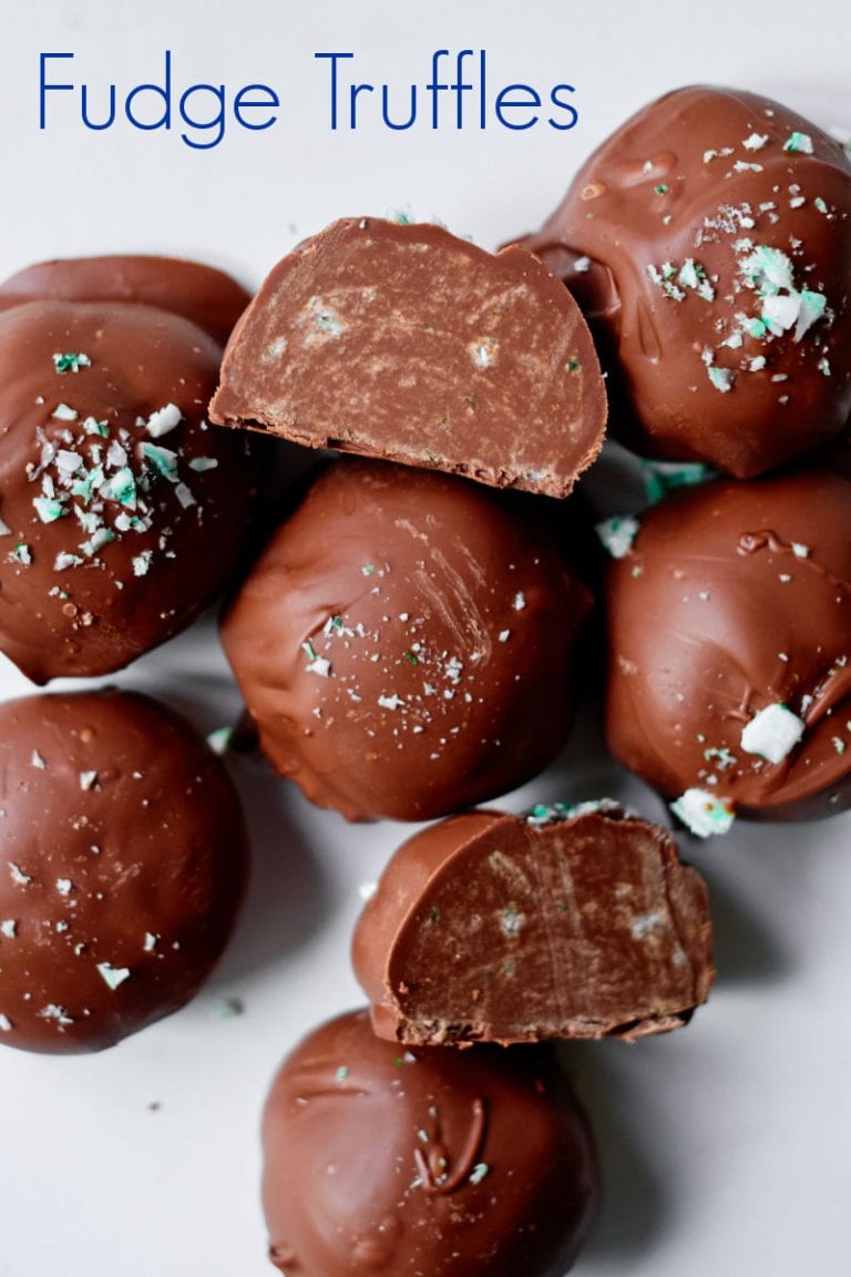 Decadent Peppermint Fudge Truffles Recipe Mama Likes To Cook