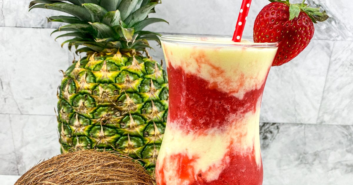 Pineapple and Gin Frozen Cocktail Recipe