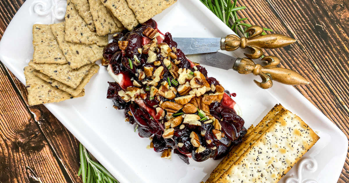 pecan cherry cream cheese appetizer