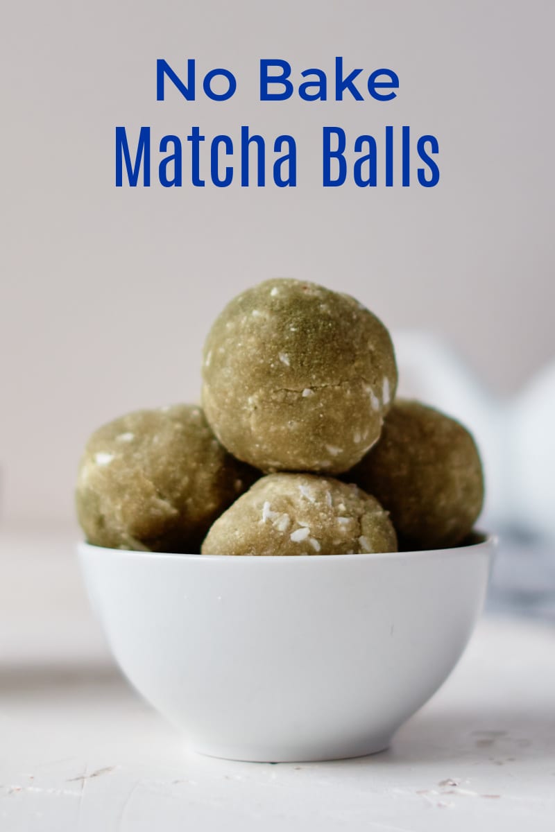 No Bake Matcha Balls Recipe