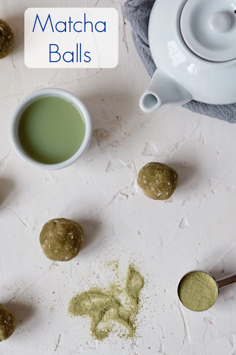 No Bake Matcha Balls Recipe