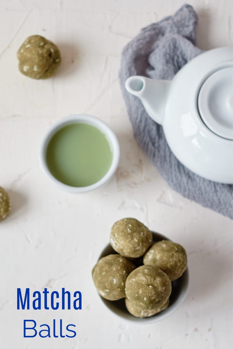 No Bake Matcha Balls Recipe