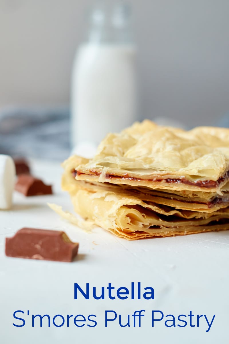 S'mores Nutella Puff Pastry Recipe