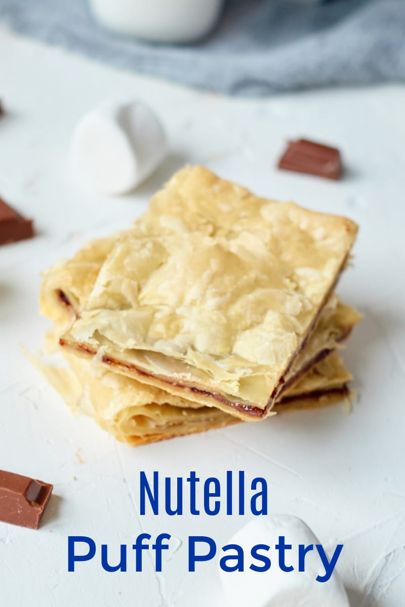S'mores Nutella Puff Pastry Recipe