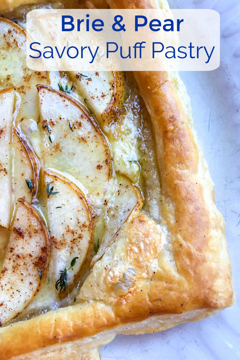 Brie & Pear Savory Puff Pastry Recipe