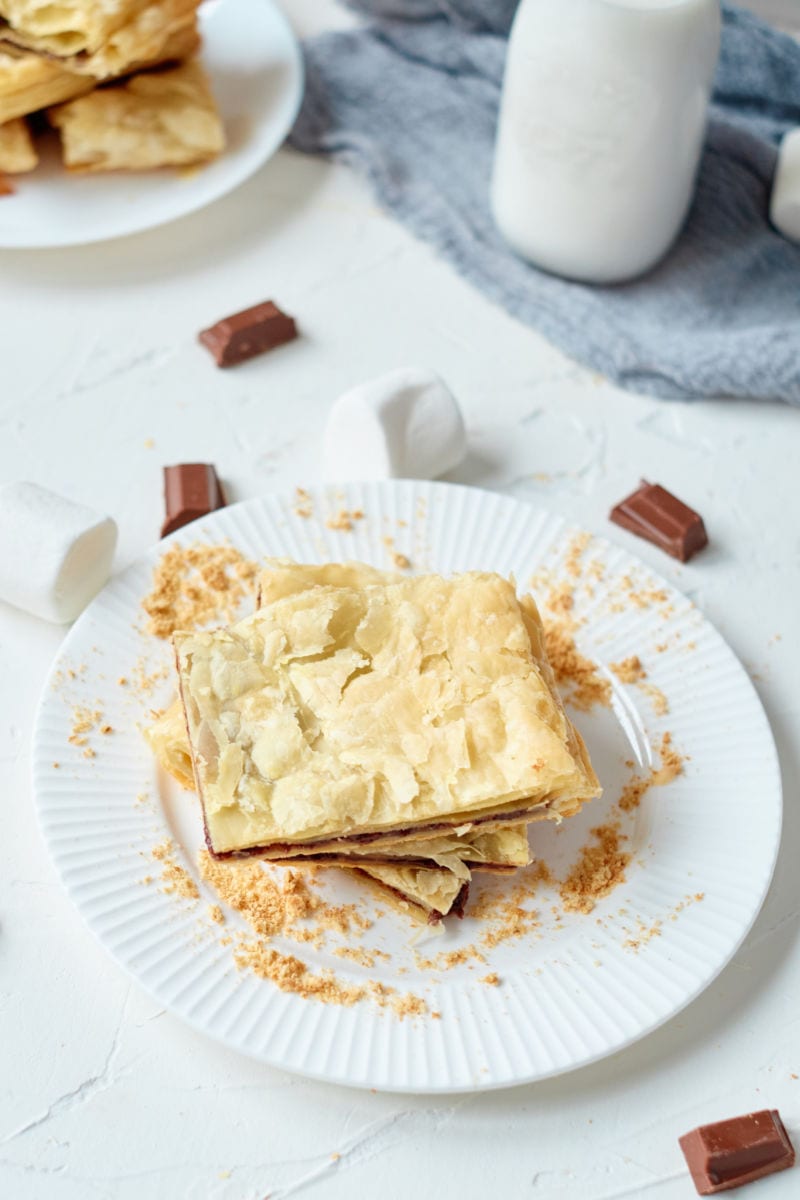 S'mores Nutella Puff Pastry Recipe