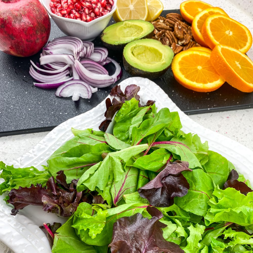 orange pom salad ingredients