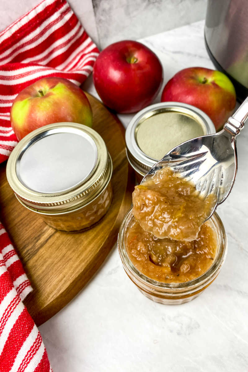 You'll love my quick and easy Instant Pot apple chutney recipe, so that you can enjoy this sweet and spicy condiment. 