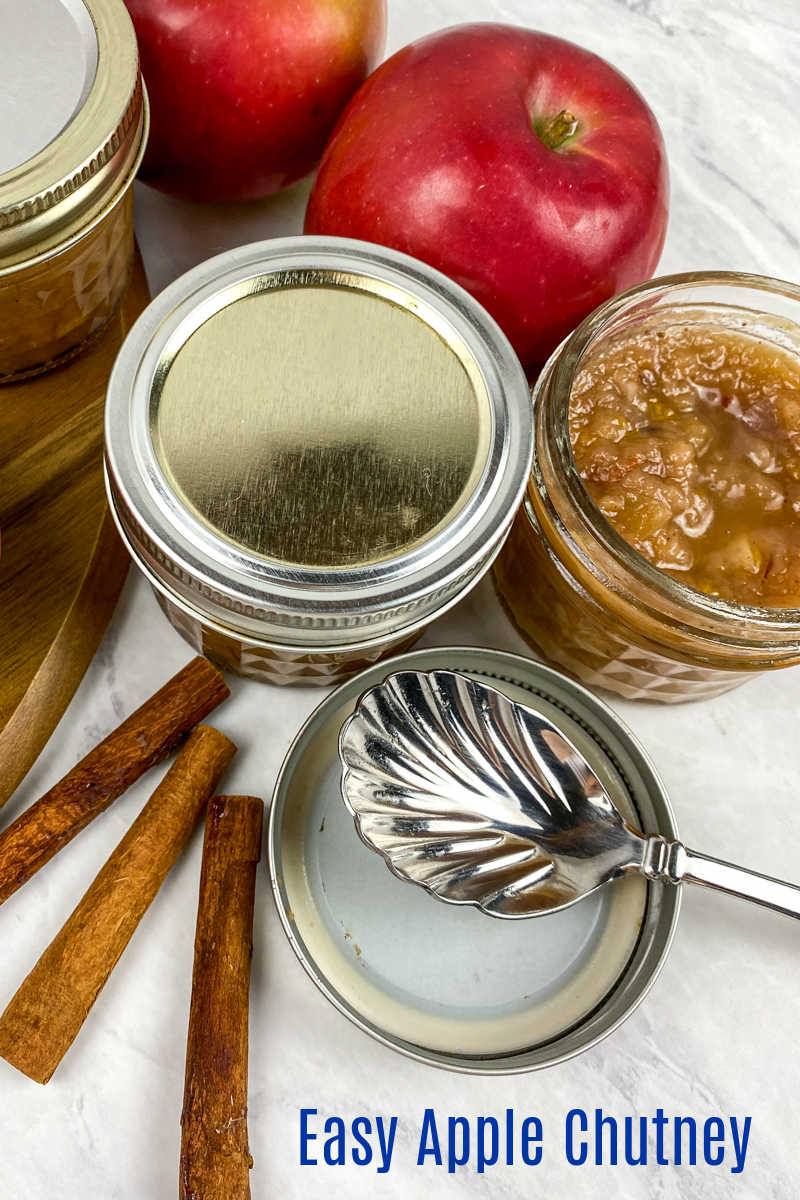 You'll love my quick and easy Instant Pot apple chutney recipe, so that you can enjoy this sweet and spicy condiment. 