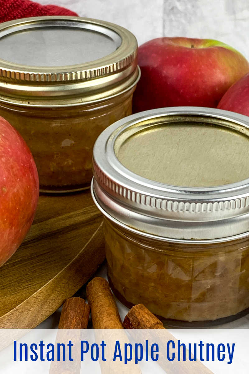 You'll love my quick and easy Instant Pot apple chutney recipe, so that you can enjoy this sweet and spicy condiment. 