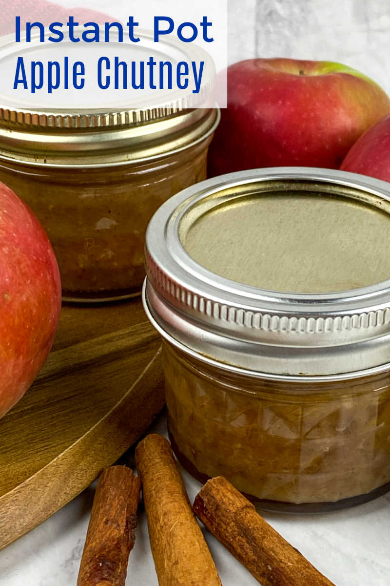 You'll love my quick and easy Instant Pot apple chutney recipe, so that you can enjoy this sweet and spicy condiment. 